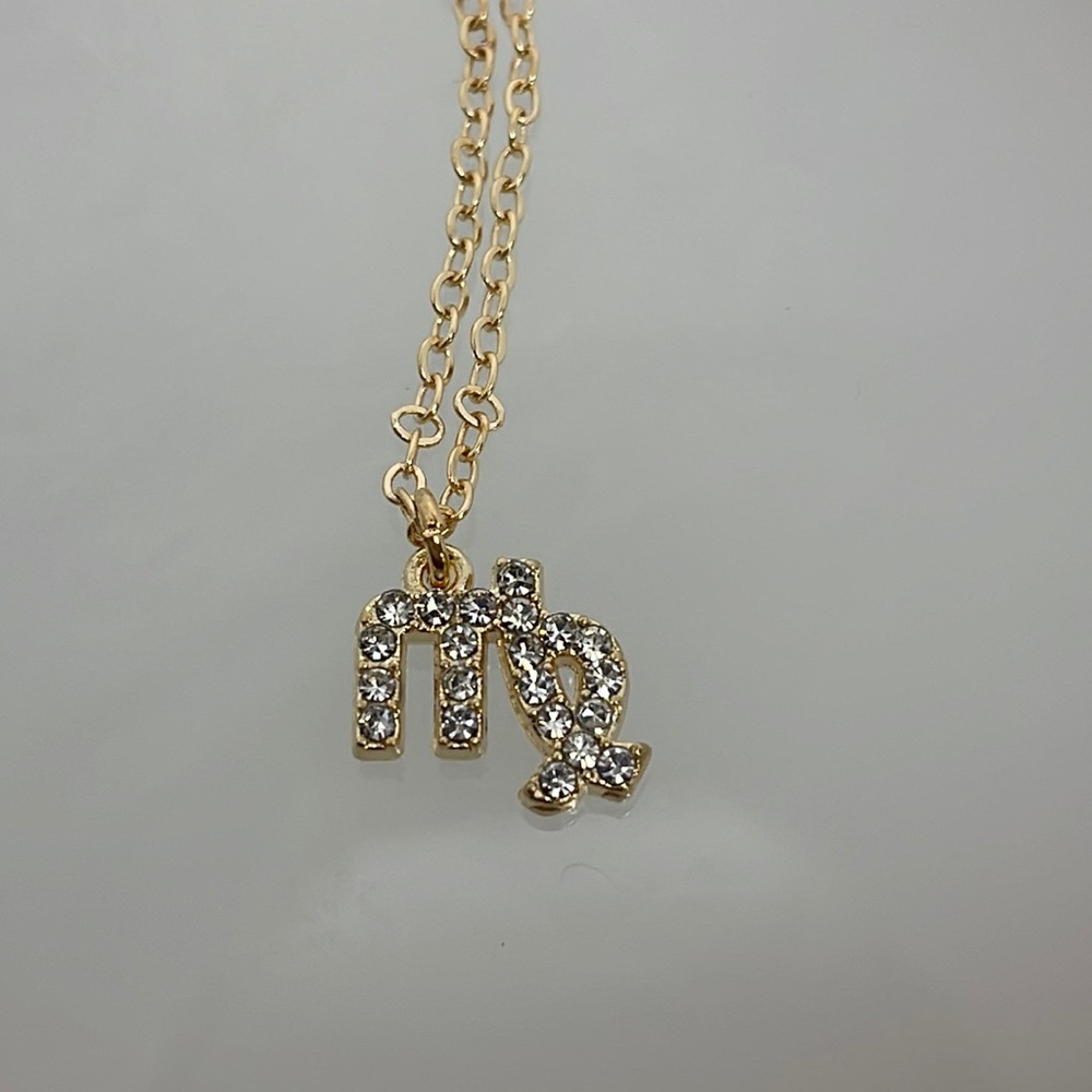 Virgo zodiac necklace